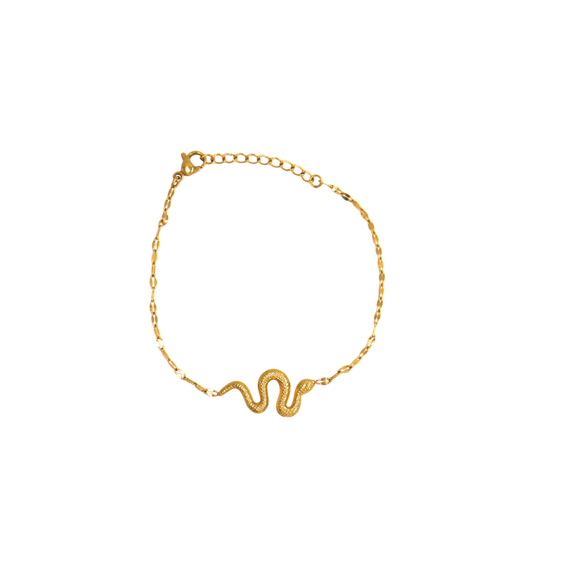 EMILIA ARMBAND GOLD - SNAKE