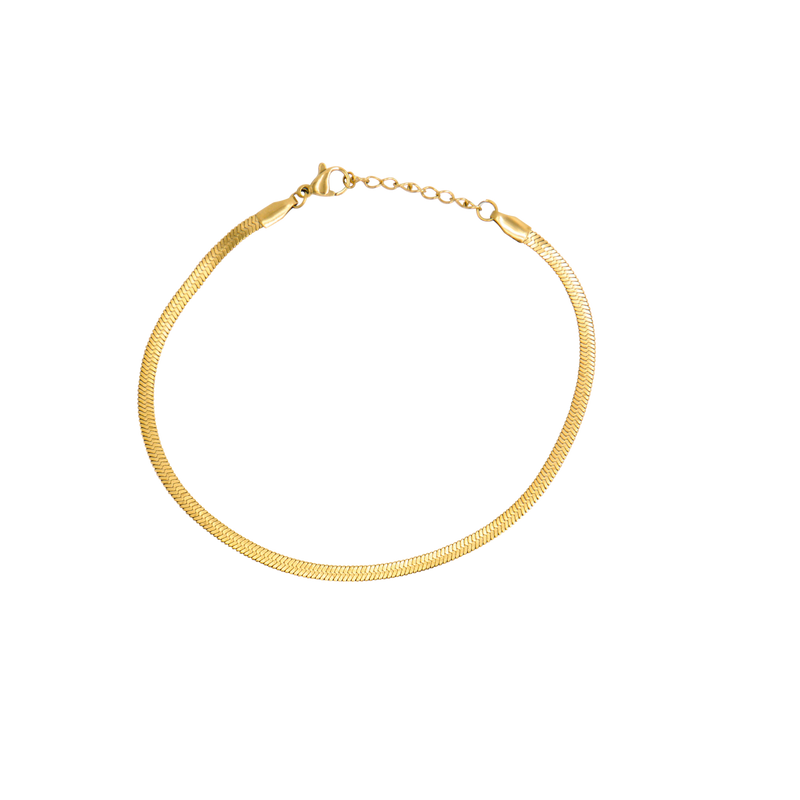 LUISA ANKLET GOLD - SNAKE