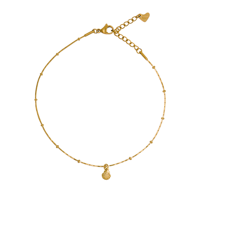 LUISA ANKLET GOLD - MUSCHEL