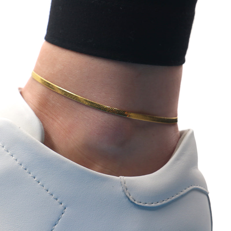 LUISA ANKLET GOLD - SNAKE